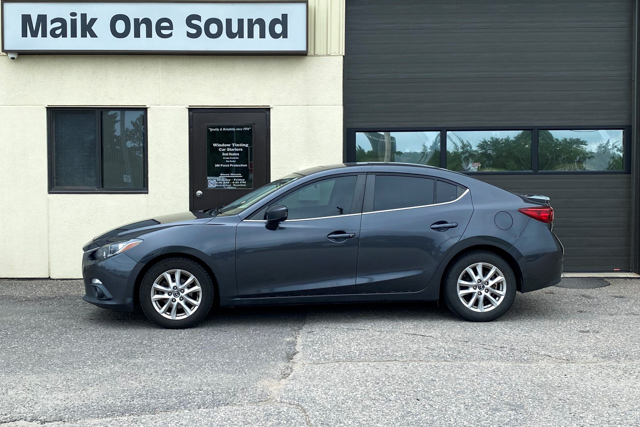 2016 Mazda3 with showroom-quality window tint